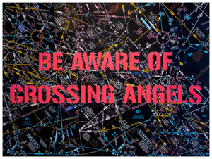 Be Aware of Crossing Angels - Yoga Leggings