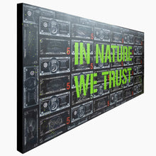 Load image into Gallery viewer, In Nature We Trust - 54x24&quot; Mixed Media on Recycled Wood Door