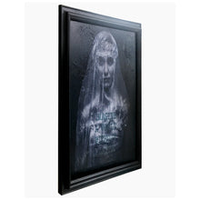 Load image into Gallery viewer, Plastic Bride - 21x24 - Mixed Media - Vintage Frame