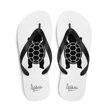 Load image into Gallery viewer, BABY TURTLE - by Acool55 -WHITE - Flip-Flops