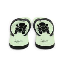 Load image into Gallery viewer, BABY TURTLE - by Acool55 -Aqua Green - Flip-Flops