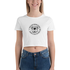 SPACE-COWS - Mission to Mars - Women’s Crop Tee