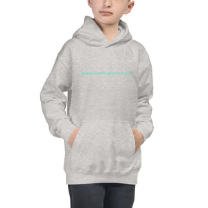 Imagine a World Without Plastic - Kids Hoodie