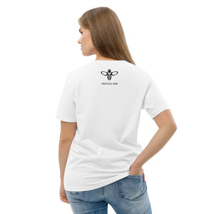 BEE HUMAN (Critical Bee) by Acool55 LTD Edition - Unisex organic cotton t-shirt