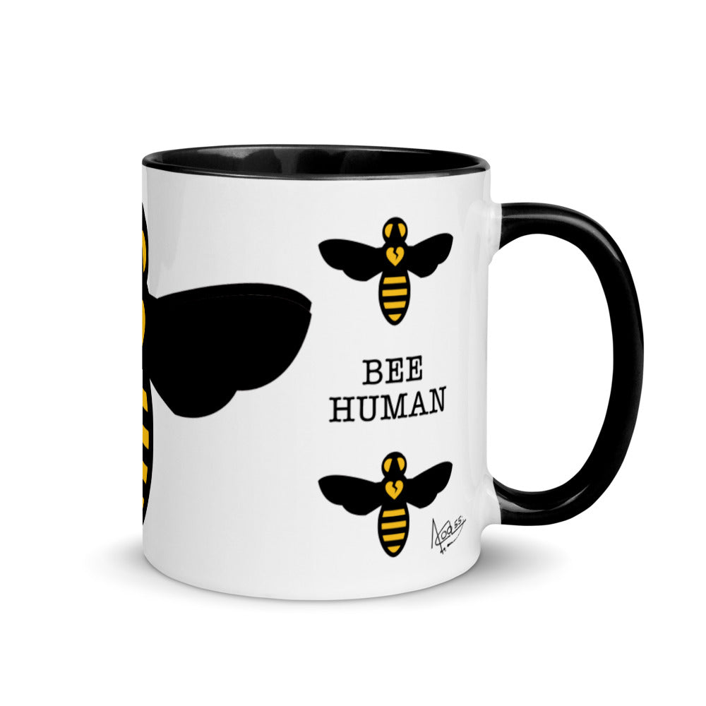 BEE HUMAN by Acool55 Mug with Color Inside
